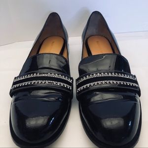 Badgley Mischka Sonoma Patent Leather Loafer, Sz 8